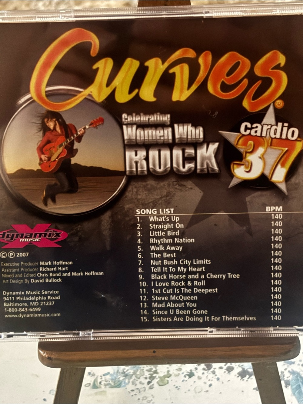 Curves Cardio 37 "Women Who Rock" Cardio CD - rare Collectible Music CD RARE